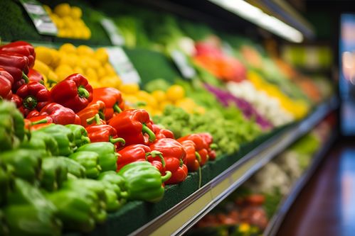 鲜活来袭 农产品新鲜蔬菜货架摄影的魅力与零售哲学